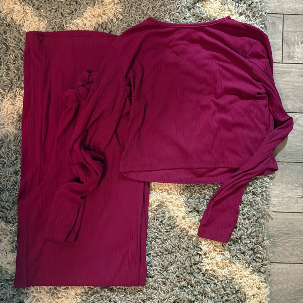 Vibrant Magenta Lounge Set